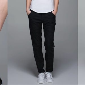 Lululemon Day Trip Boyfriend Pant in Black